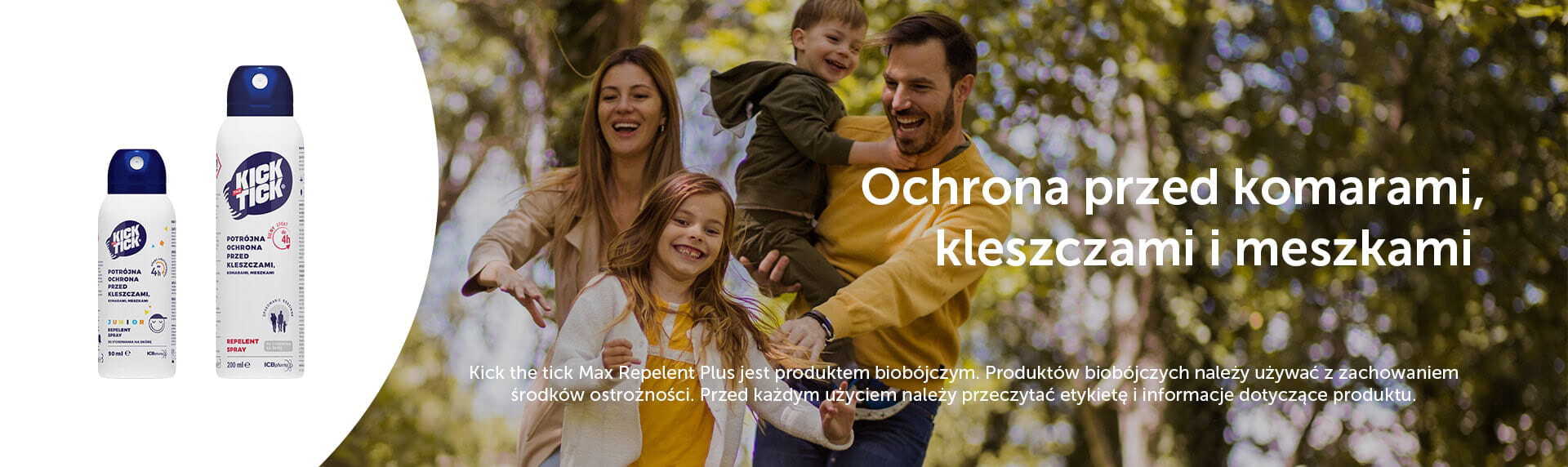 Ochrona przed komarami kleszczami i meszkami - baner